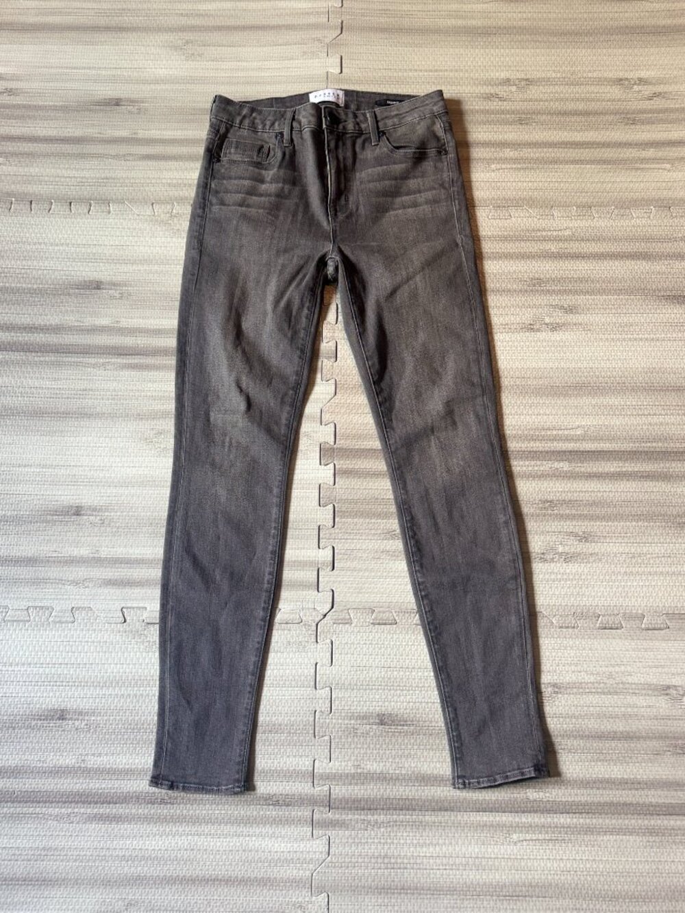 Parker Smith Women's Gray Ava Skinny Mid Rise Jeans